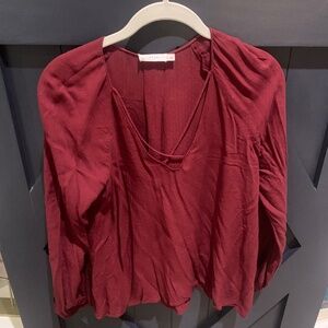 Lush Cross Neck long Sleeve